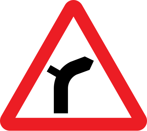 Bend ahead