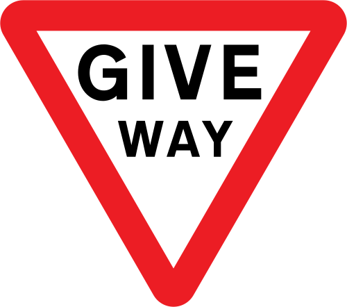 Give way