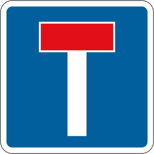No through road