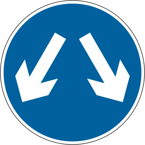 Pass either side