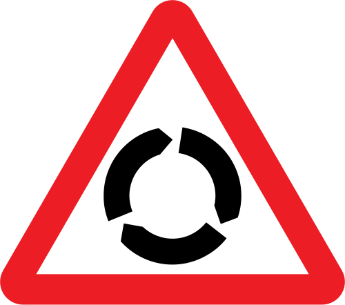 Roundabout ahead