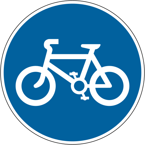 Route for cycles only