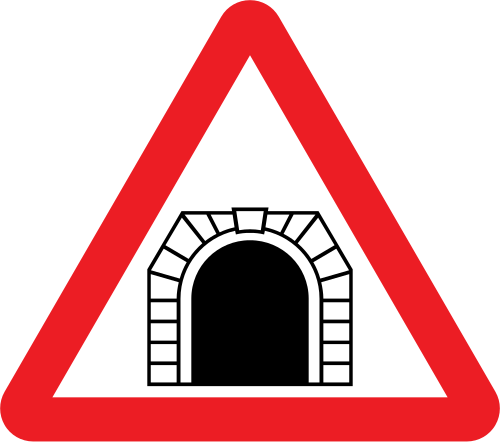 Tunnel ahead