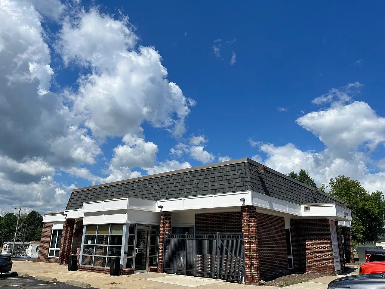 Exterior of a New York State Department of Motor Vehicles office in Erwin, New York