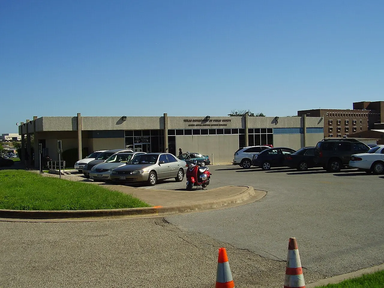 The North Austin driver license building of the Texas Department of Public Safety