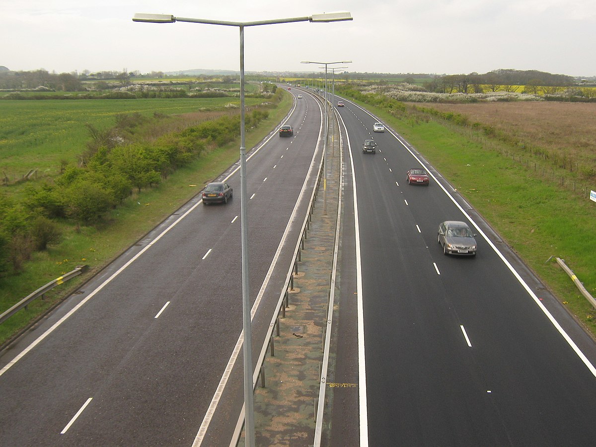 A UK dual carriageway