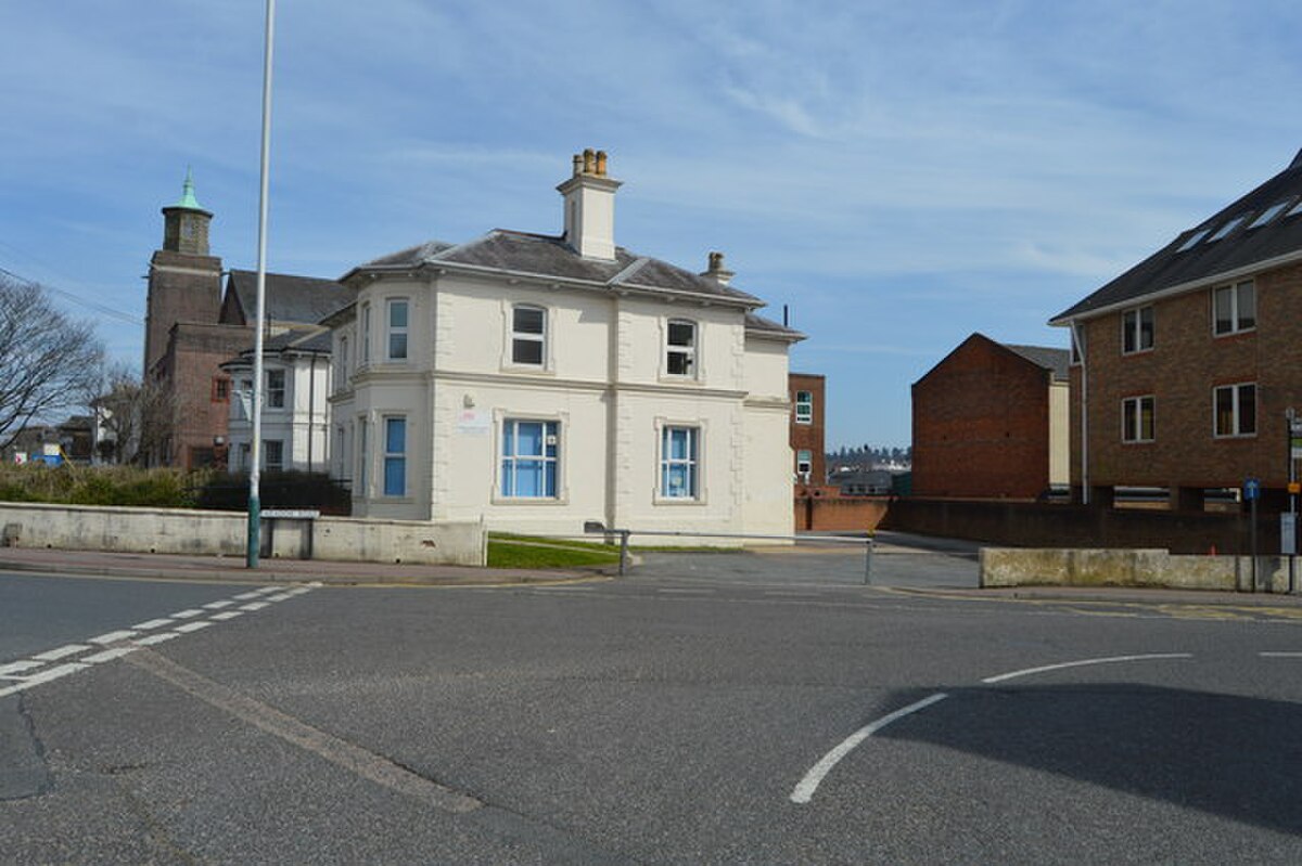 A DVSA driving test centre building with the official DVSA signage, where practical driving tests are conducted