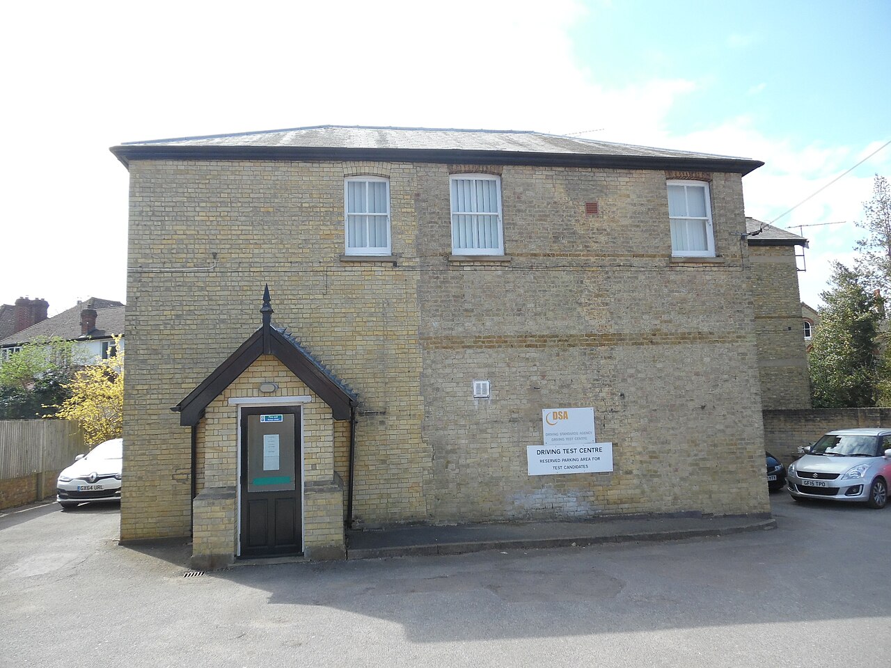 Sevenoaks DVSA driving test centre building, where autumn demand from school-leavers adds weeks to the booking queue