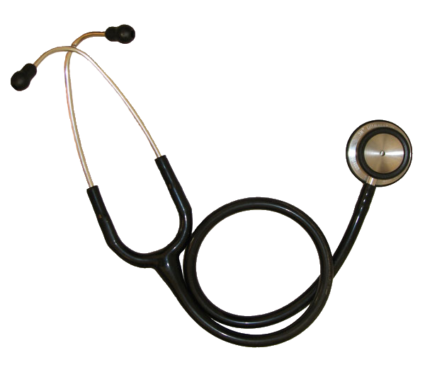A stethoscope, the clinical framing that distinguishes anxiety disorder from everyday test nerves
