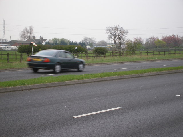 Traffic on a UK dual carriageway